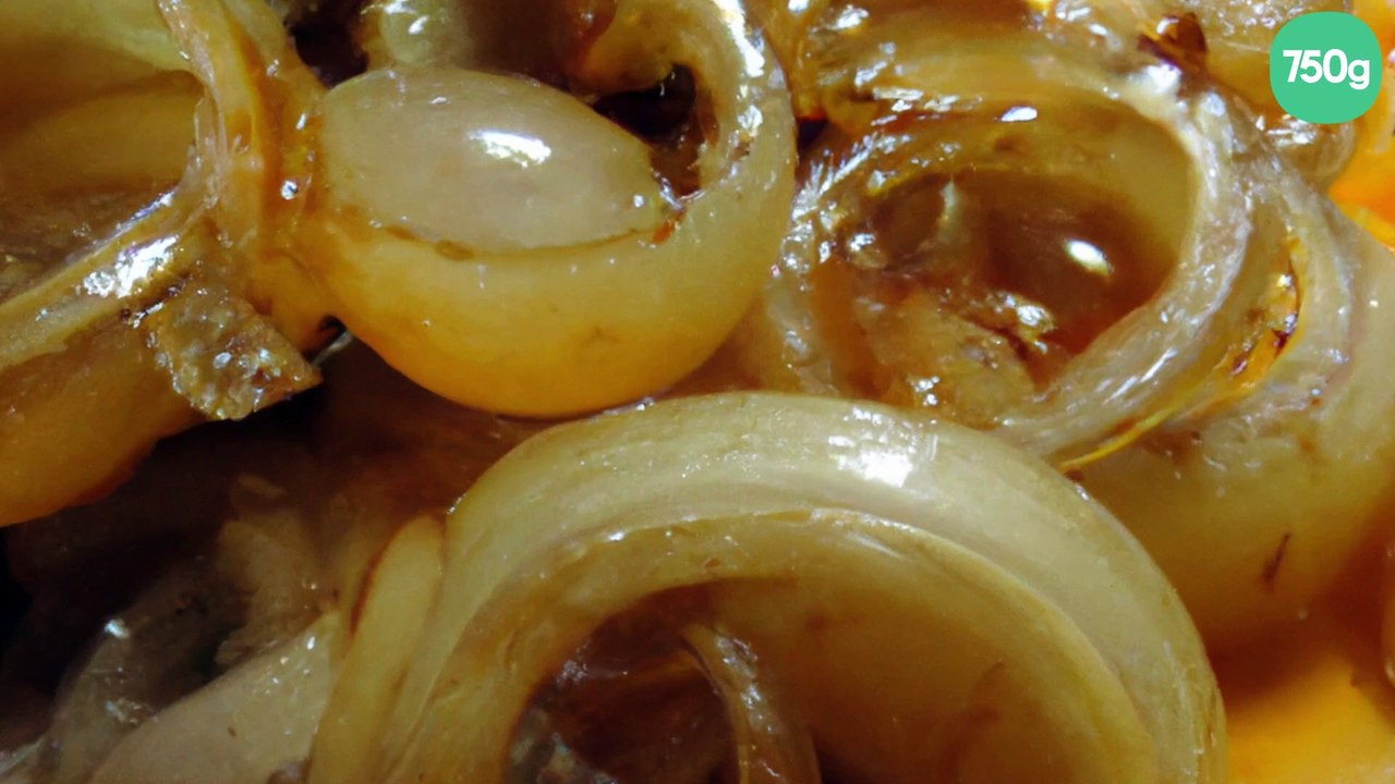 Oignons confits au miel