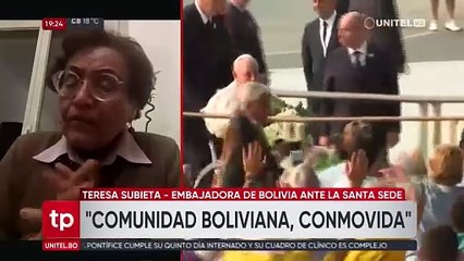 “Estamos conmovidos”: Comunidad boliviana en el Vaticano reza por la salud del papa Francisco