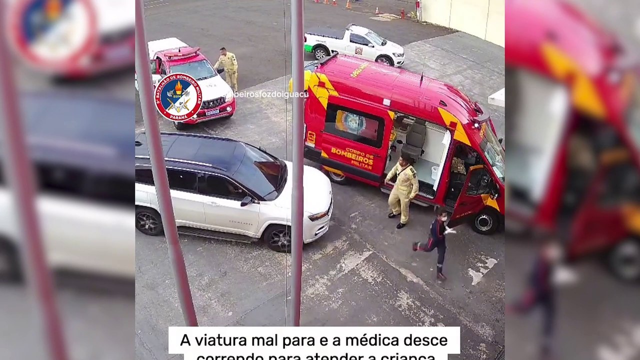 Vídeo mostra resgate emocionante de bebê que fi...