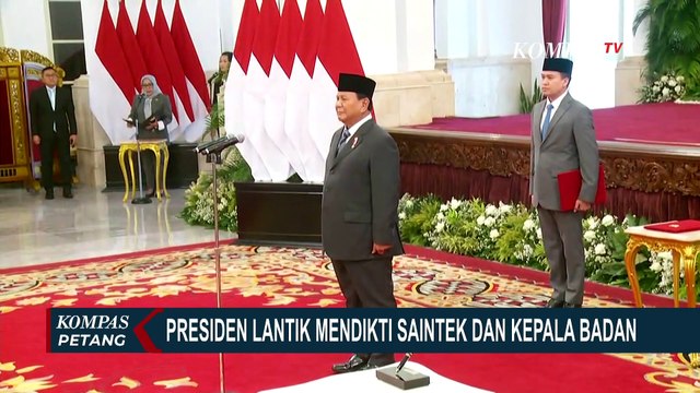 'Reshuffle' Perdana, Presiden Prabowo Copot Mendikti Saintek Satryo Soemantri Brodjonegoro