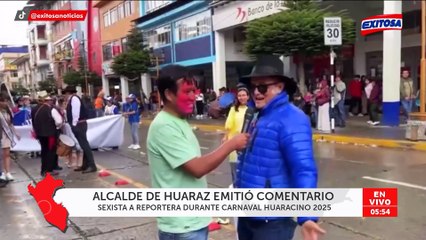 ¡Indignante! Alcalde de Huaraz lanza comentario sexista a periodista: "Es rica, habrá que probarla"
