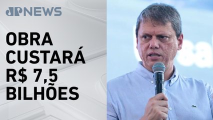 Tarcísio anuncia investimento em saneamento na Baixada Santista