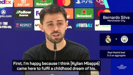 Mbappe 'not Madrid's biggest threat' - Bernardo Silva