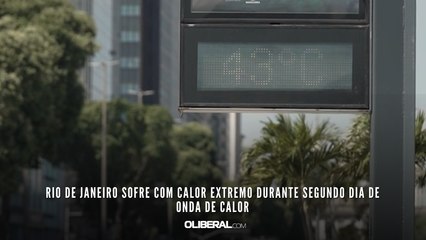 Rio de Janeiro sofre com calor extremo durante segundo dia de onda de calor