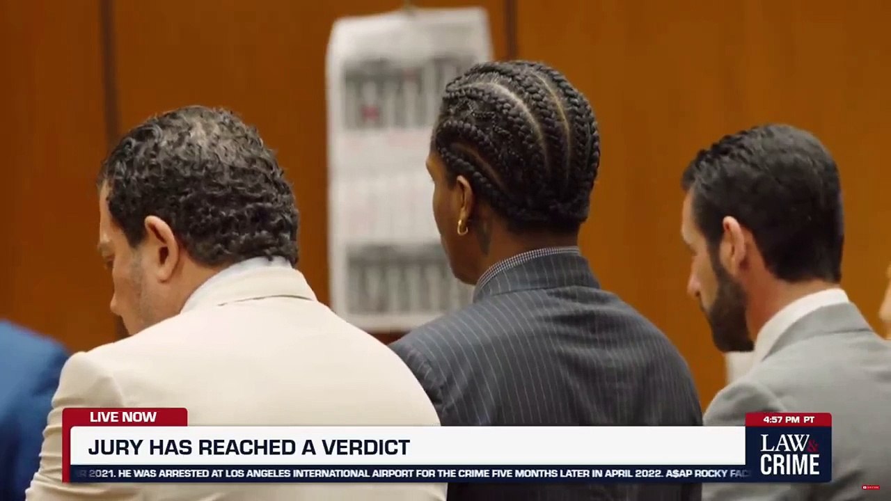 A$AP Rocky bursts into tears and hugs Rihanna after being found not guilty in the semiautomatic firearm case against A$AP Relli