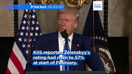 Zelenskyy's approval rating grows to 57%, debunking Trump's 4% support claim
