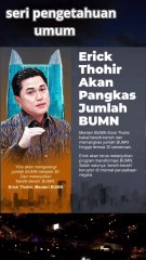 Erick Thohir Akan Pangkas Jumlah BUMN#bumn