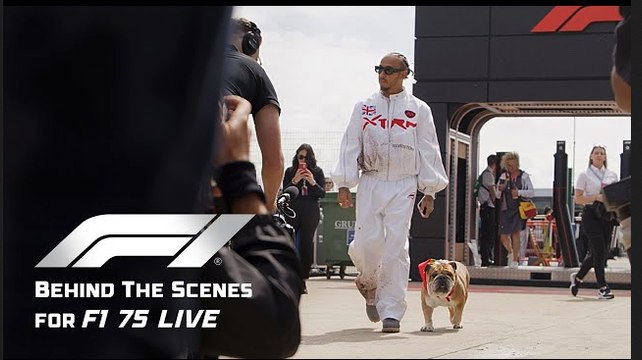 F1 | Behind the Scenes for 75 Live - Lewis Hamilton, Brad Pitt