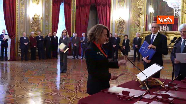 Il giuramento dei nuovi Giudici della Corte costituzionale al Quirinale