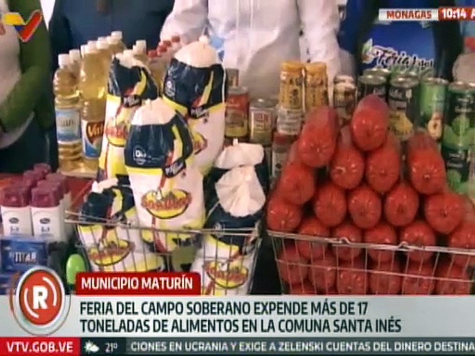 Monagas | Feria del Campo Soberano favorece a habitantes de la comuna Santa Inés