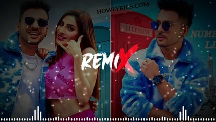 No Copyright Song Hindi  Number Likh  Dj Remix Song  Tony Kakar