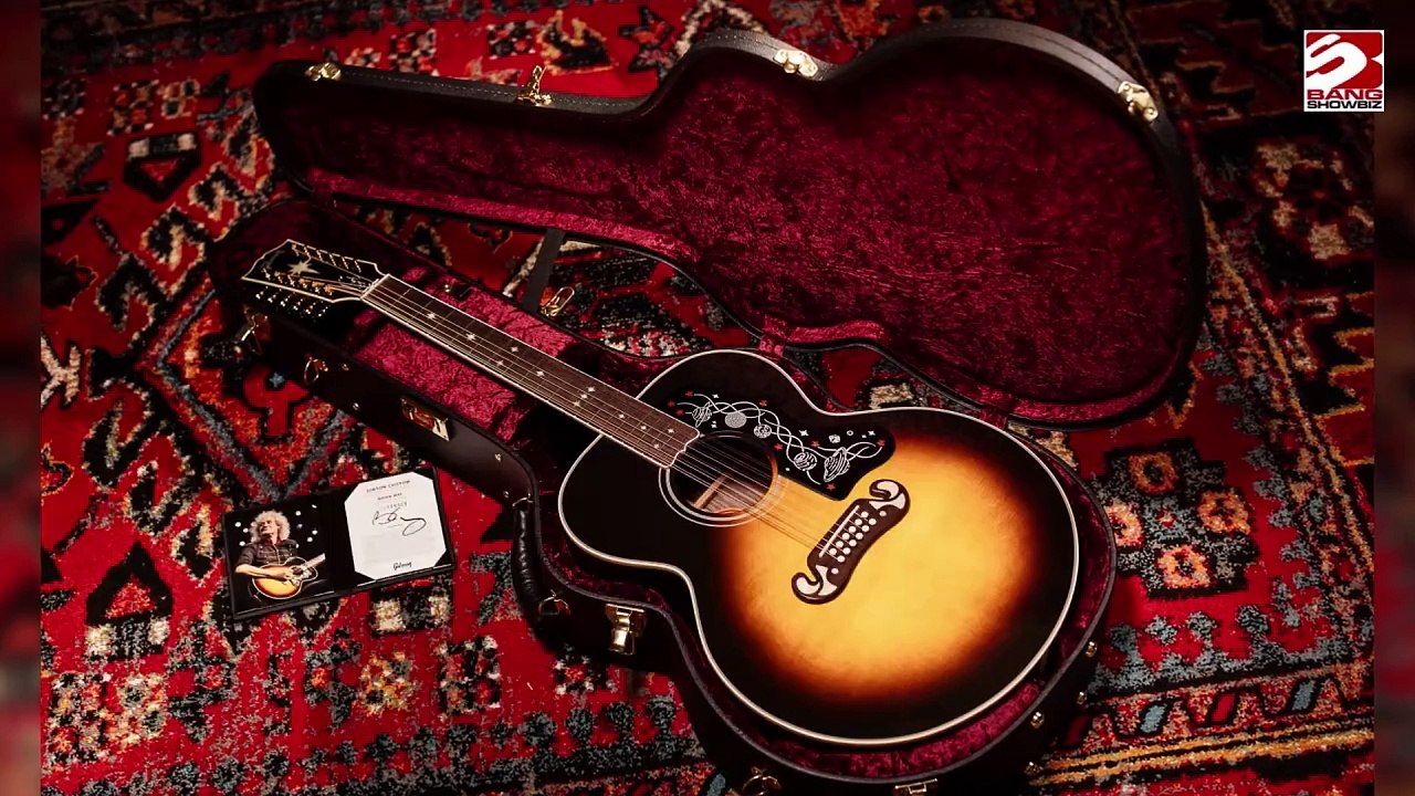 Gibson teams up with Sir Brian May to release the Brian May SJ-200 12-String guitar