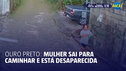 Ouro Preto Mulher sai para caminhar e está desaparecida