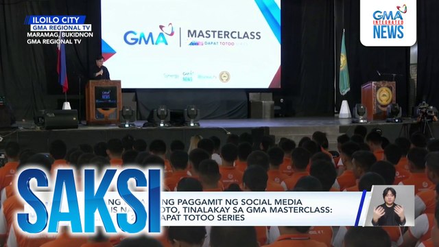 Tamang paraan ng paggamit ng social media at wais na pagboto, tinalakay sa GMA Masterclass: Eleksyon 2025 Dapat Totoo Series | Saksi