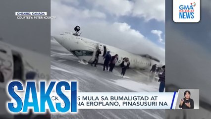 Black boxes mula sa bumaligtad at bumagsak na eroplano, pinasusuri na | Saksi