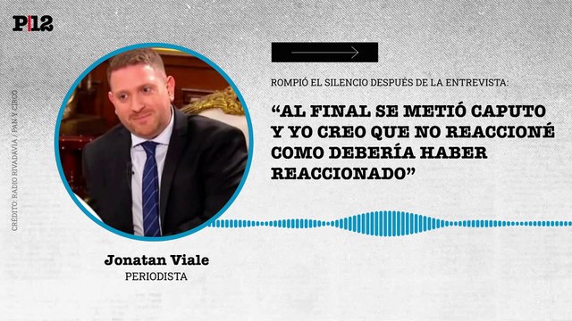 Al final se metió Caputo y no reaccioné como debería haber reaccionado : Viale rompió el silencio después de la entrevista con Milei