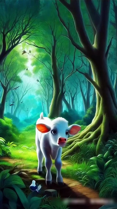 Lion attacking calf #shorts #youtubeshorts #ytshorts #cow #ai