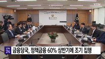 금융당국, 정책금융 60% 상반기에 조기 집행 / YTN