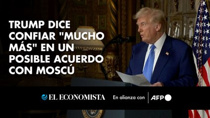 Trump dice confiar "mucho más" en un posible acuerdo con Moscú