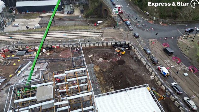 Fresh footage of the new Dudley College construction being built on the site of the former Dudley Hippodrome.