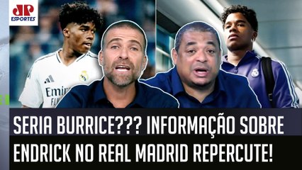 "EU NÃO ACREDITO NISSO! SAIU A INFORMAÇÃO de que o Endrick no Real Madrid..." OLHA esse DEBATE!