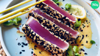 Tataki de thon au sésame