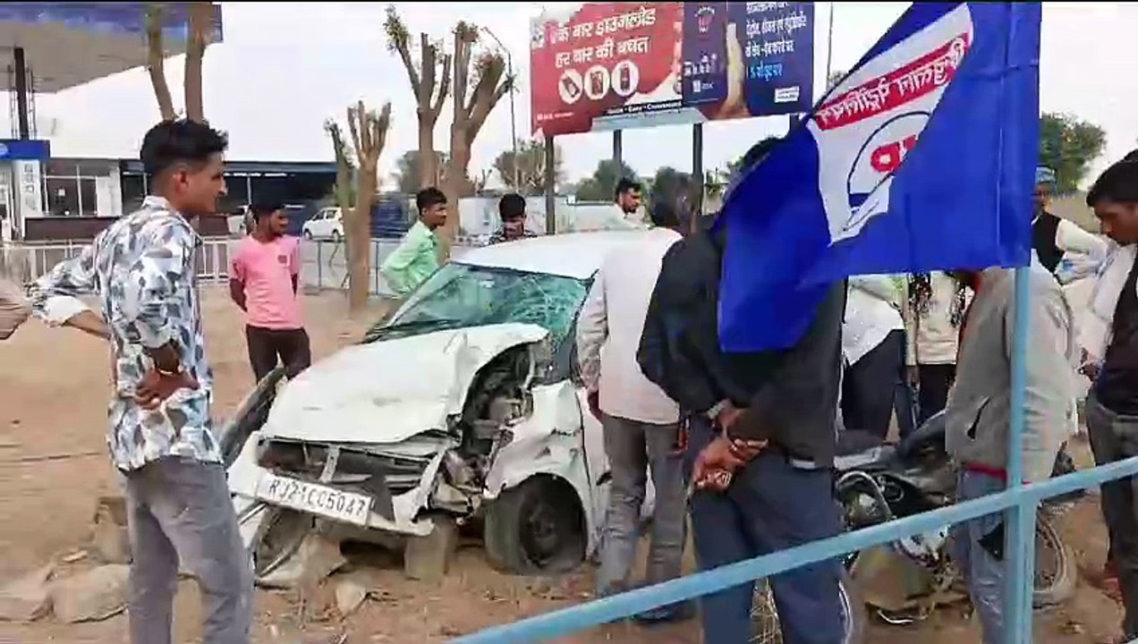 नागौर जिले में दो दुर्घटनाओं में दो जनों की मौत, दोनों ही बाइक सवार