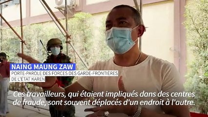 Birmanie: des petites mains de la cyberfraude attendent d'être rapatriées en Chine