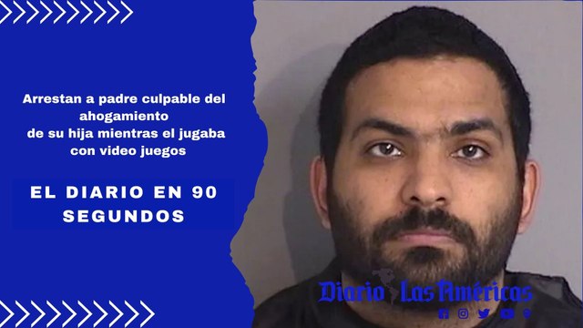 Arrestan a padre culpable del ahogamiento de su hija mientras el jugaba con video juegos | Noticiero en 90 segundos
