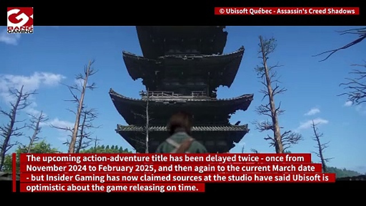 Ubisoft ‘confident Assassin’s Creed Shadows will meet 20 March release date’