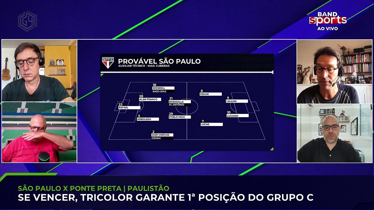 "TEM QUE VER SE A ORGANIZADA VAI TORCER PARA O SÃO PAULO OU PARA A PONTE PRETA", IRONIZA ARNALDO RIBEIRO NO G4