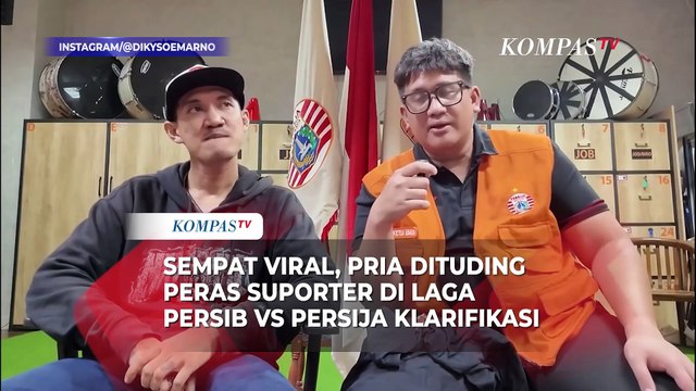 Sempat Viral, Pria yang Dituding Peras Suporter saat Laga Persib vs Persija Beri Klarifikasi
