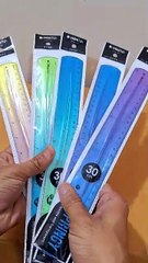 Soft Bendable Straight Edge Ruler for School 30CM