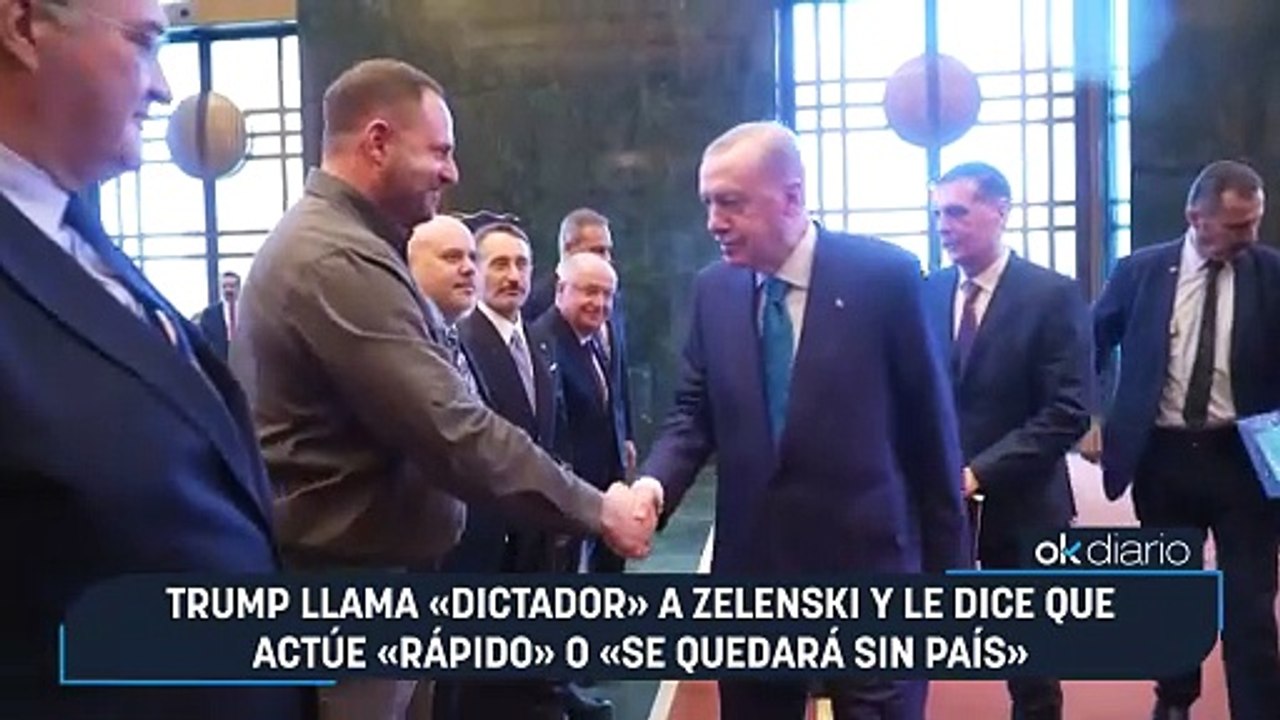 Trump llama «dictador» a Zelenski y le dice que actúe «rápido» o «se quedará sin país»
