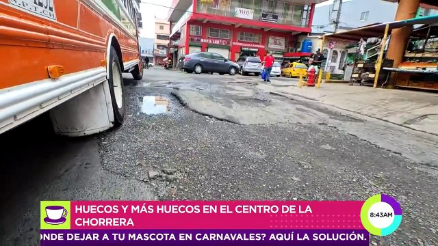 Jelou! en tu comunidad: huecos y más huecos en el centro de La Chorrera