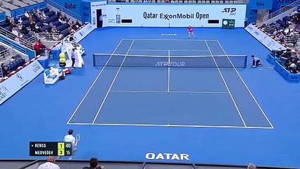 Doha - Medvedev facile vainqueur de Bergs