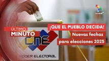 CNE de Venezuela da a conocer nuevas fechas de procesos electorales