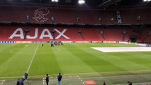 L'entrainement des Saint-Gillois avant Ajax - Union