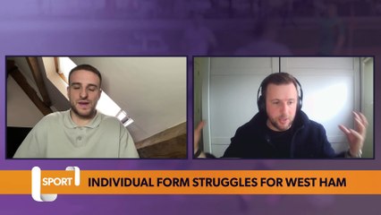 West Ham individuals lacking form across campaign