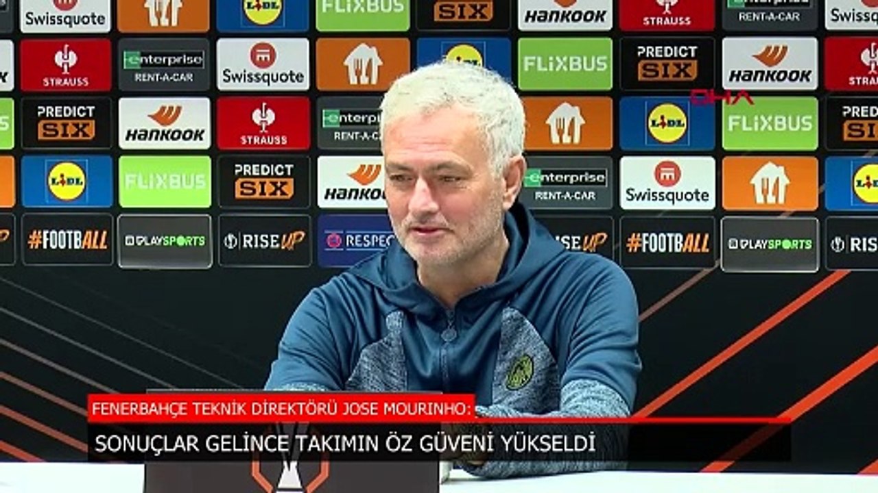 Fenerbahçe'de Jose Mourinho: Bizim için en önemli maç yarınki maç