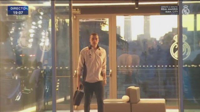 El Madrid ya pone rumbo al Santiago Bernabéu para el Real Madrid - City de Champions