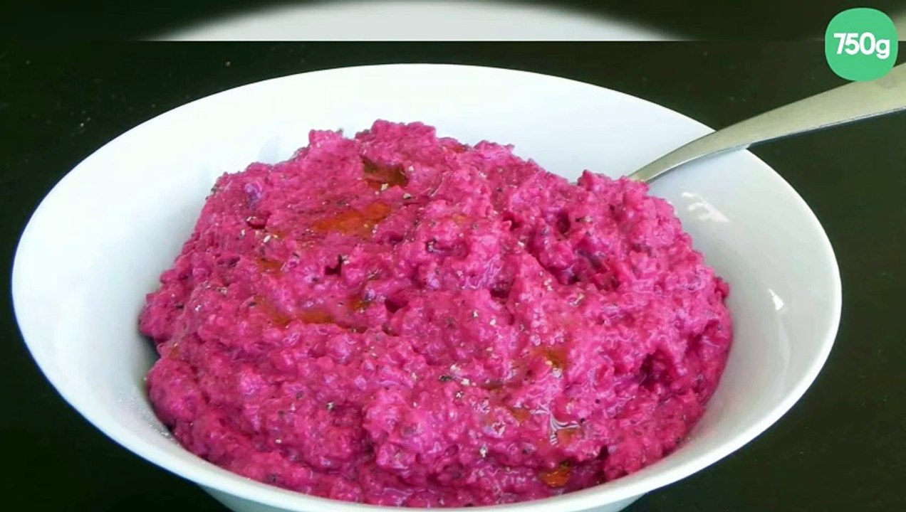 Dips de betterave, purée