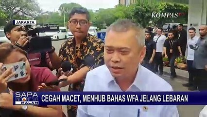Cegah Macet, Menhub Dudy Purwagandhi Bahas WFA Jelang Lebaran
