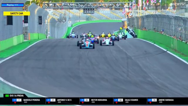 Formula Evo 2025 Interlagos Race 1 Start Salvati Big Crash