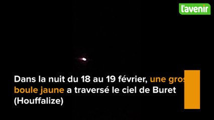 Un astéroïde se désintègre dans le ciel au-dessus de Buret (Houffalize) dans la nuit du 18 au 19 février 2025