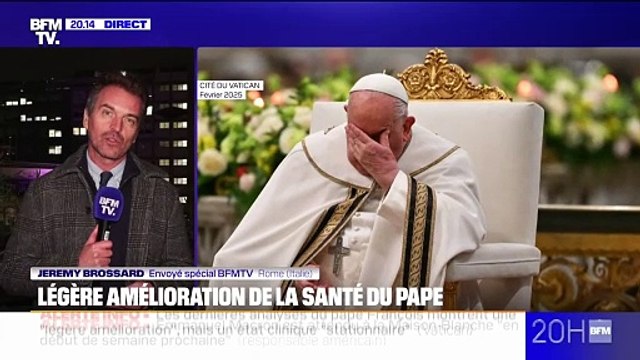 Pape François: les analyses sanguines du souverain pontife montrent une légère amélioration