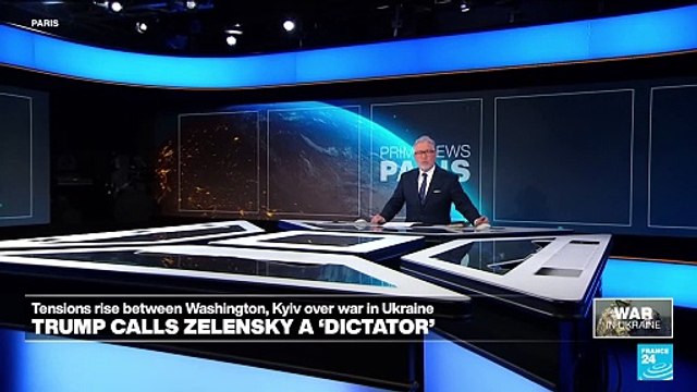 Trump calls Ukranian president dictator , Zelensky says Trump living in disinformation space