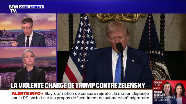 LE CHOIX D'ELSA - Dictateur sans élections : la violente charge de Donald Trump contre Volodymyr Zelensky