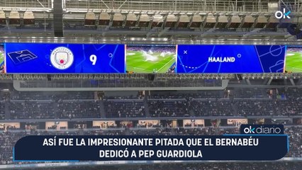 Así fue la impresionante pitada que el Bernabéu dedicó a Pep Guardiola