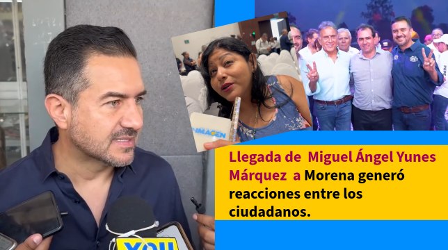 Llegada de Miguel Ángel Yunes Márquez a Morena generó reacciones entre los ciudadanos.